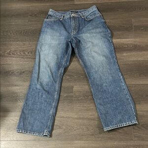 Ann Taylor Relaxed Fit Womens Blue Jeans Straight Leg